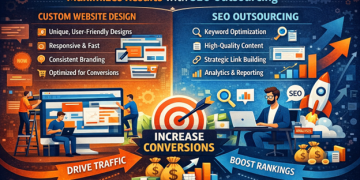 How a Custom Website Design Company Maximizes Results with SEO Outsourcing